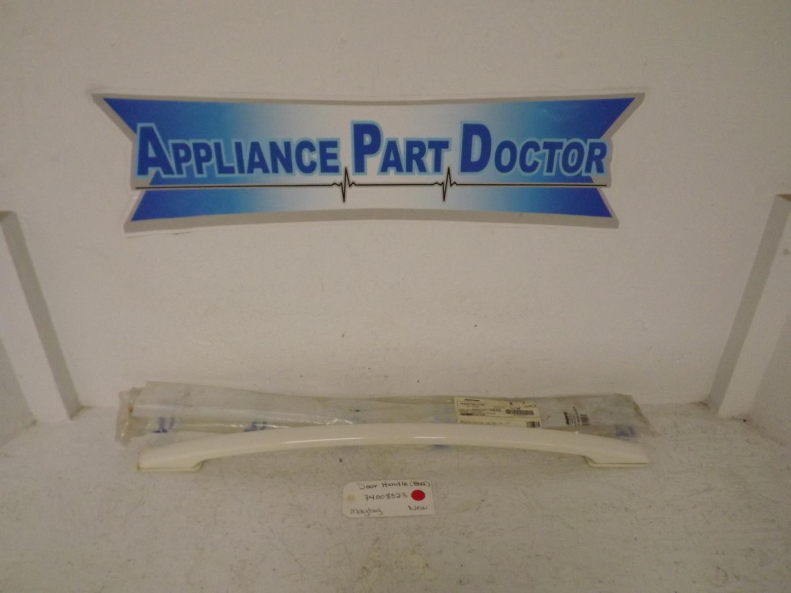 Maytag Stove 74008323 Oven Door Handle Bisque New Maytag Stove 74008323 Oven Door Handle Bisque New